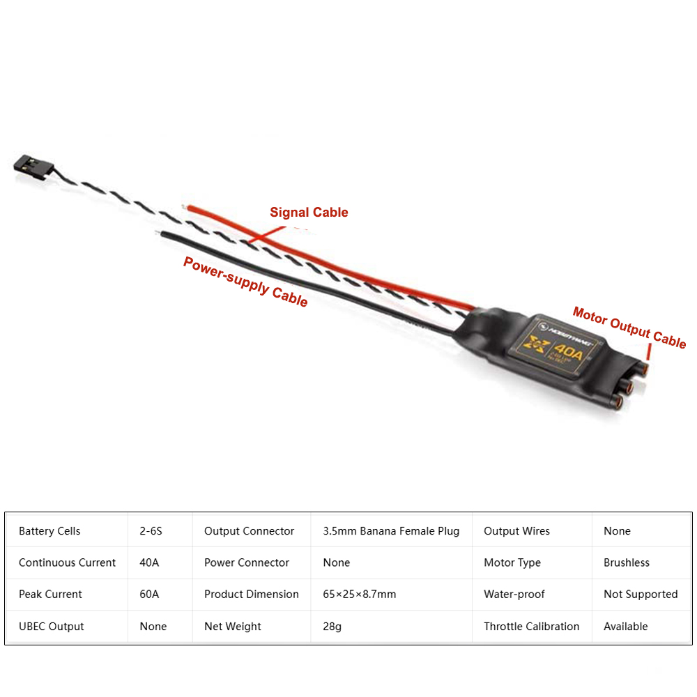 Hobbywing XRotor 40A Brushless - Drone Aerial Photography 评论和价格